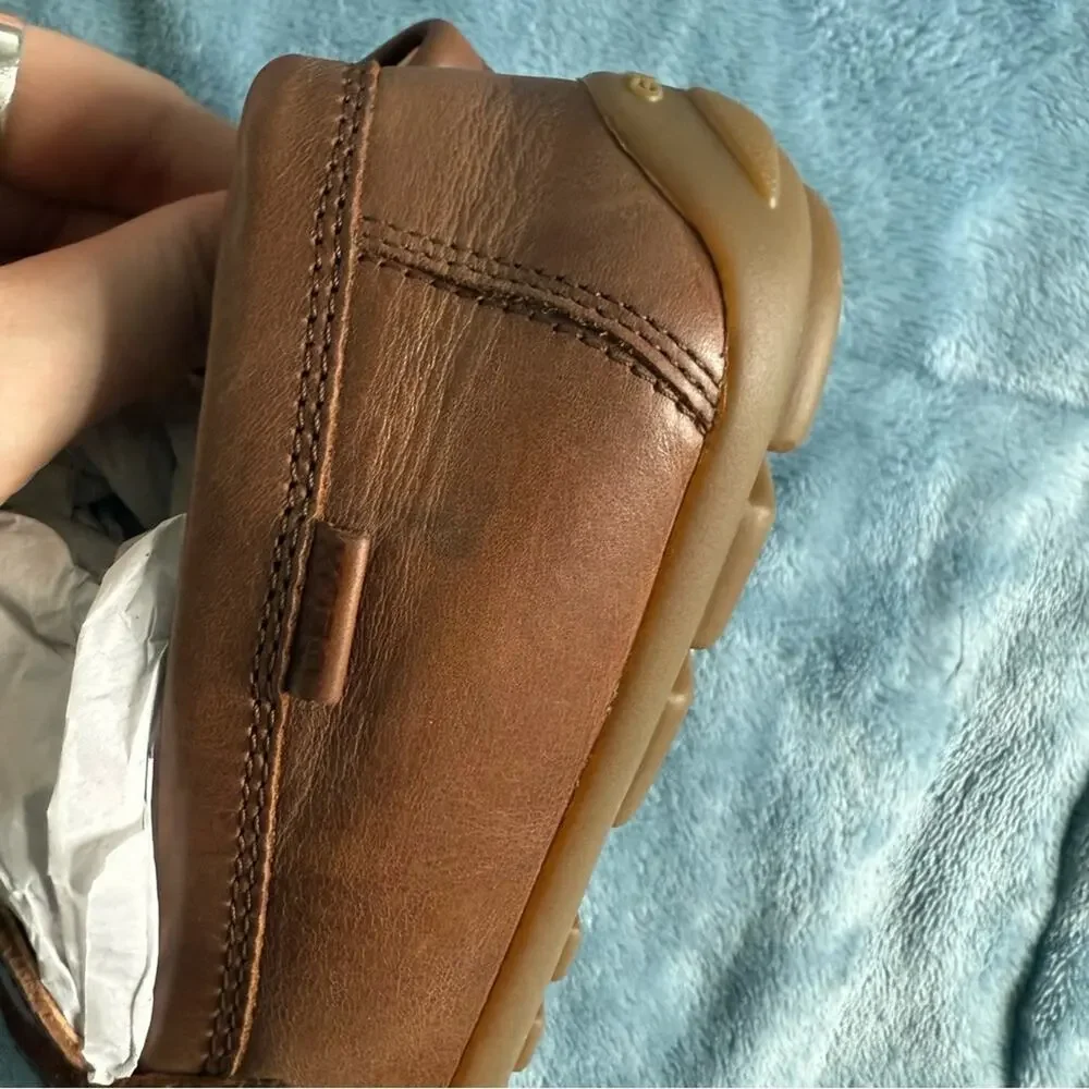 GEOX New Fast Boy Leather Loafers Shoes